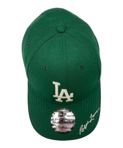 New Era（ニューエラ）New Era (ニューエラ) POLO RALPH LAUREN (ポロ・ラルフローレン) コラボキャップ グリーンの古着・服飾アイテム