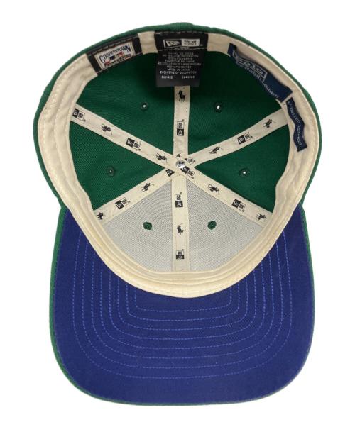 New Era（ニューエラ）New Era (ニューエラ) POLO RALPH LAUREN (ポロ・ラルフローレン) コラボキャップ グリーンの古着・服飾アイテム