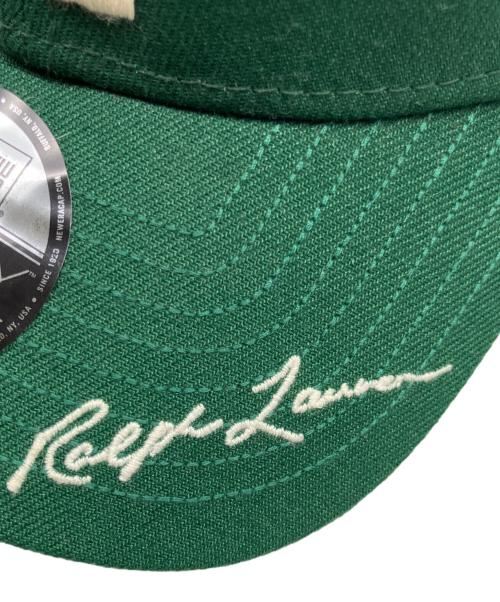 New Era（ニューエラ）New Era (ニューエラ) POLO RALPH LAUREN (ポロ・ラルフローレン) コラボキャップ グリーンの古着・服飾アイテム