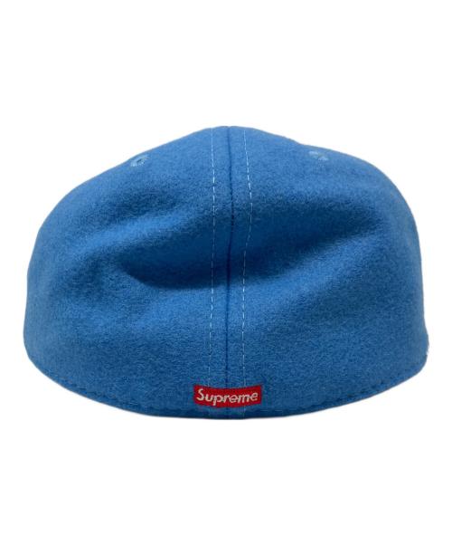 SUPREME（シュプリーム）Supreme (シュプリーム) EBBETS FIELD FLANNELS (エベッツフィールドフランネルズ) Sロゴキャップ ブルーの古着・服飾アイテム