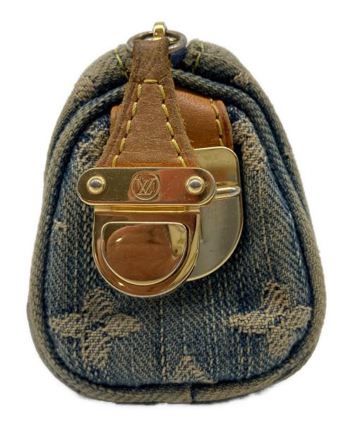 LOUIS VUITTON（ルイ ヴィトン）LOUIS VUITTON (ルイ ヴィトン) ハンドポーチ インディゴ・ベージュの古着・服飾アイテム