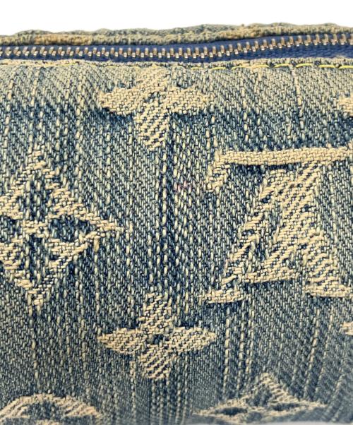 LOUIS VUITTON（ルイ ヴィトン）LOUIS VUITTON (ルイ ヴィトン) ハンドポーチ インディゴ・ベージュの古着・服飾アイテム