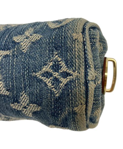 LOUIS VUITTON（ルイ ヴィトン）LOUIS VUITTON (ルイ ヴィトン) ハンドポーチ インディゴ・ベージュの古着・服飾アイテム