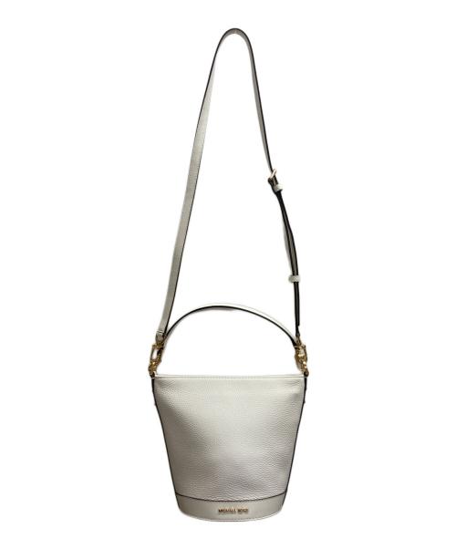 MICHAEL KORS（マイケルコース）MICHAEL KORS (マイケルコース) バケットバッグ スモール ホワイトの古着・服飾アイテム
