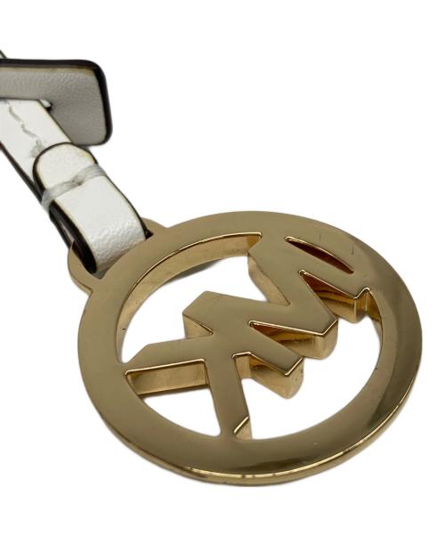 MICHAEL KORS（マイケルコース）MICHAEL KORS (マイケルコース) バケットバッグ スモール ホワイトの古着・服飾アイテム