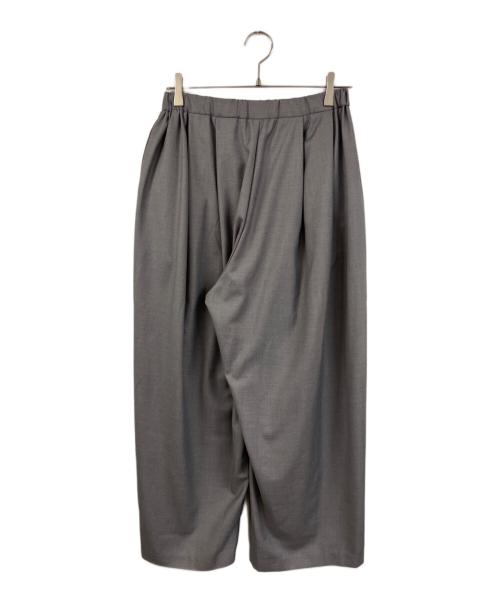 mizuiro-ind（ミズイロインド）mizuiro-ind (ミズイロインド) wide tuck PT グレー サイズ:FREEの古着・服飾アイテム