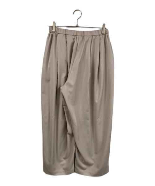 mizuiro-ind（ミズイロインド）mizuiro-ind (ミズイロインド) wide tuck PT ベージュ サイズ:FREEの古着・服飾アイテム