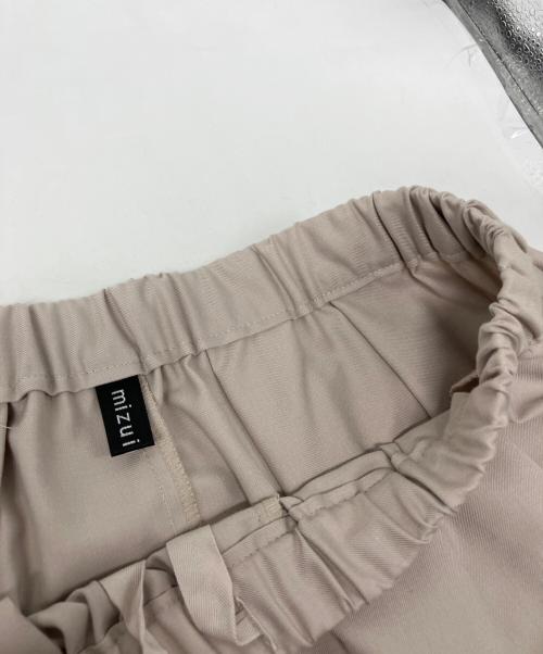 mizuiro-ind（ミズイロインド）mizuiro-ind (ミズイロインド) wide tuck PT ベージュ サイズ:FREEの古着・服飾アイテム
