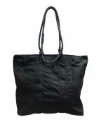 REGULATION Yohji Yamamoto×TOPOLOGIEレギュレーションヨウジヤマモト×トポロジー）の古着「TECH SATEEN YY TOTE」｜ブラック