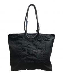 REGULATION Yohji Yamamoto×TOPOLOGIE（レギュレーションヨウジヤマモト×トポロジー）の古着「TECH SATEEN YY TOTE」｜ブラック