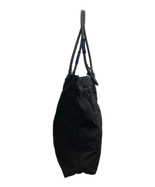 REGULATION Yohji Yamamoto（レギュレーションヨウジヤマモト）REGULATION Yohji Yamamoto (レギュレーションヨウジヤマモト) TOPOLOGIE (トポロジー) TECH SATEEN YY TOTE ブラックの古着・服飾アイテム
