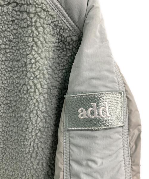 add（エーディーディー）ADD (エーディーディー) ボアジャケット ブルー サイズ:40の古着・服飾アイテム