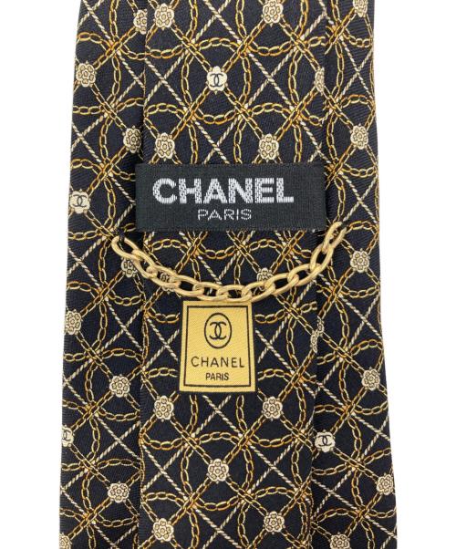 CHANEL（シャネル）CHANEL (シャネル) ネクタイ ブラック サイズ:記載なしの古着・服飾アイテム