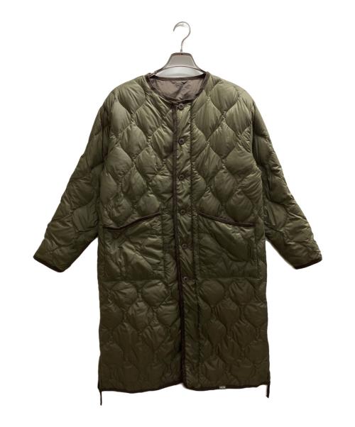 GRAMICCI（グラミチ）GRAMICCI (グラミチ) リバーシブル ダウン ロングコート ブラウン サイズ:S 未使用品の古着・服飾アイテム