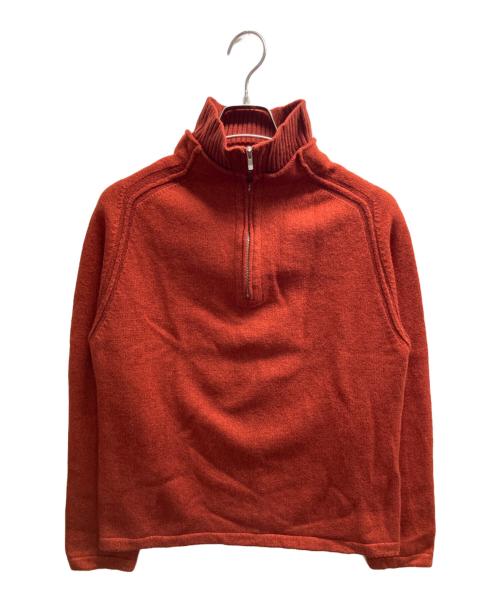 C.P COMPANY（シーピーカンパニー）C.P COMPANY (シーピーカンパニー) ハーフジップニット ブラウン サイズ:3の古着・服飾アイテム