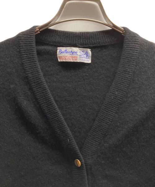 BALLANTYNE（バランタイン）BALLANTYNE (バランタイン) カシミヤカーディガン ブラック サイズ: 36の古着・服飾アイテム