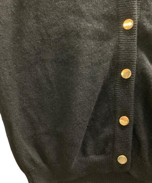 BALLANTYNE（バランタイン）BALLANTYNE (バランタイン) カシミヤカーディガン ブラック サイズ: 36の古着・服飾アイテム