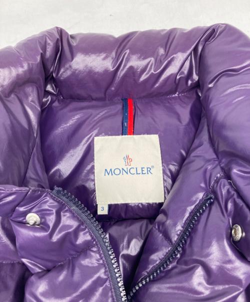 MONCLER（モンクレール）MONCLER (モンクレール) VENISE ダウンジャケット パープル サイズ:3の古着・服飾アイテム