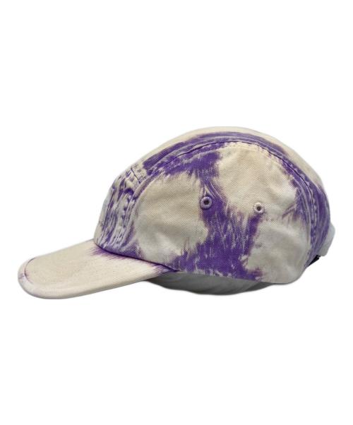 SUPREME（シュプリーム）Supreme (シュプリーム) bleached chino camp cap パープル×ベージュの古着・服飾アイテム