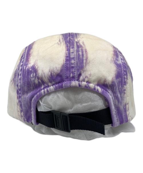 SUPREME（シュプリーム）Supreme (シュプリーム) bleached chino camp cap パープル×ベージュの古着・服飾アイテム