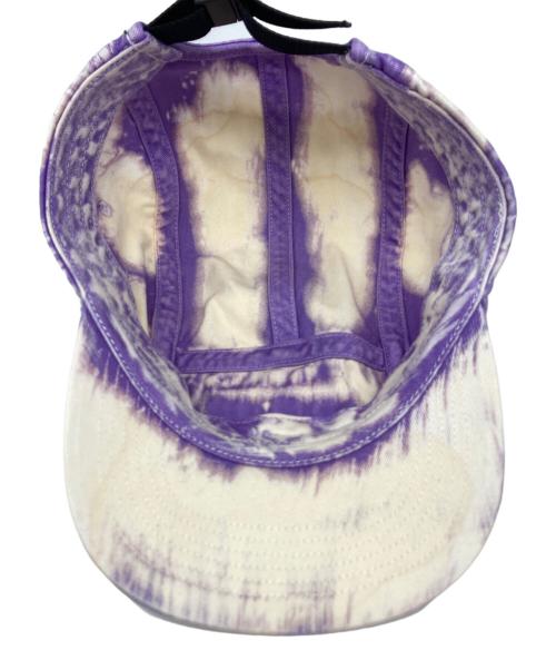 SUPREME（シュプリーム）Supreme (シュプリーム) bleached chino camp cap パープル×ベージュの古着・服飾アイテム