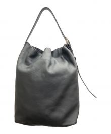 brady×BIOTOP（ブレディ×ビオトープ）の古着「LEVEN オールレザーショルダーバッグ」｜ブラック