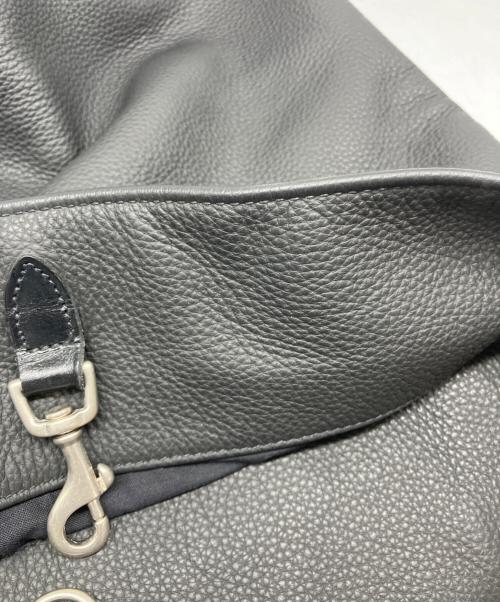 brady（ブレディ）brady (ブレディ) BIOTOP (ビオトープ) LEVEN オールレザーショルダーバッグ ブラックの古着・服飾アイテム