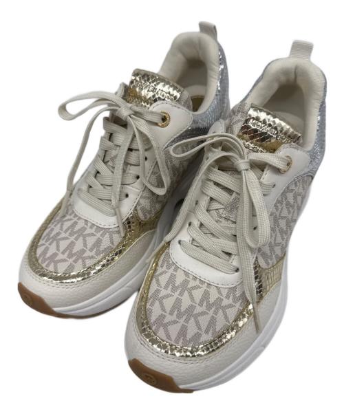 MICHAEL KORS（マイケルコース）MICHAEL KORS (マイケルコース) 厚底スニーカー ホワイト サイズ:6.5Mの古着・服飾アイテム