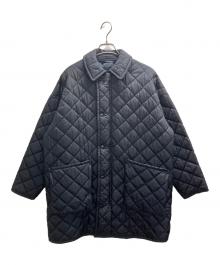 UNUSED（アンユーズド）の古着「Quilting Nylon Coat」｜ネイビー