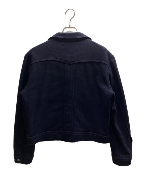 LEE（リー）LEE (リー) ショートウールジャケット ネイビー サイズ:Mの古着・服飾アイテム