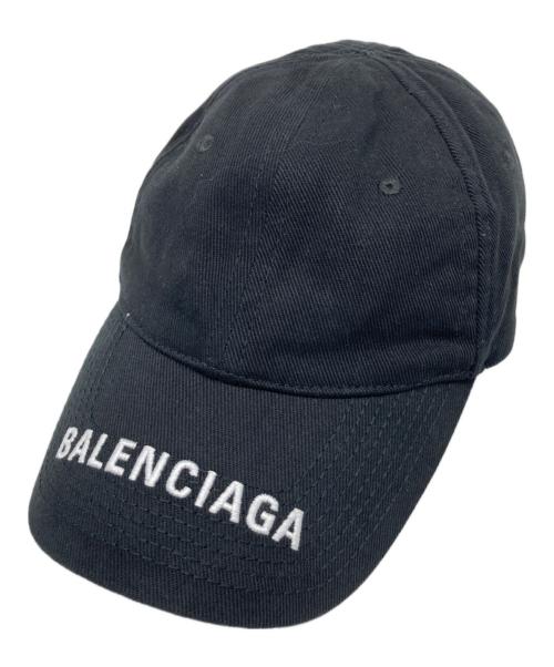 BALENCIAGA（バレンシアガ）BALENCIAGA (バレンシアガ) ロゴキャップ ブラックの古着・服飾アイテム