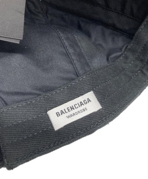 BALENCIAGA（バレンシアガ）BALENCIAGA (バレンシアガ) ロゴキャップ ブラックの古着・服飾アイテム