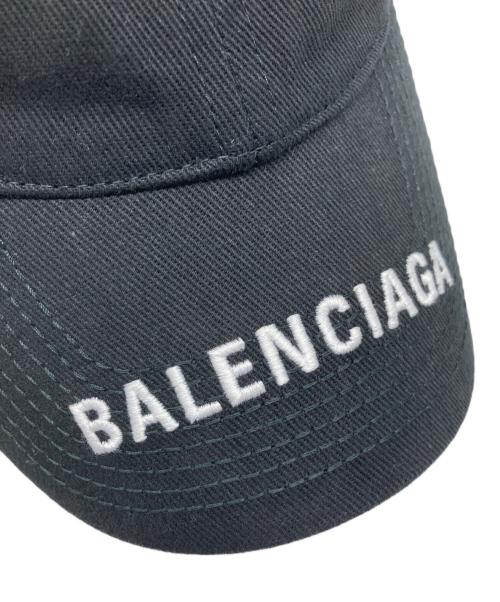 BALENCIAGA（バレンシアガ）BALENCIAGA (バレンシアガ) ロゴキャップ ブラックの古着・服飾アイテム