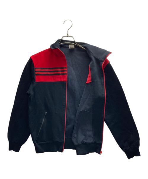 adidas（アディダス）adidas (アディダス) ヴィンテージトラックジャケット レッド×ブラック サイズ:4の古着・服飾アイテム