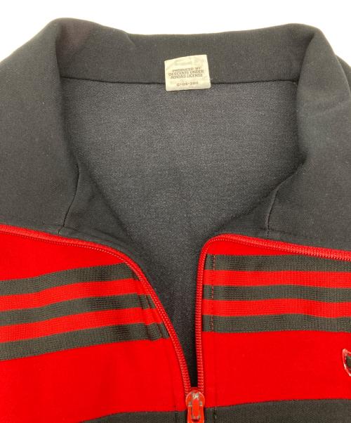 adidas（アディダス）adidas (アディダス) ヴィンテージトラックジャケット レッド×ブラック サイズ:4の古着・服飾アイテム