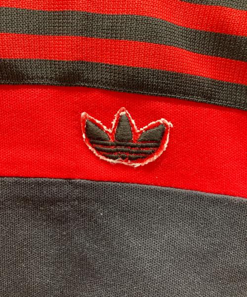 adidas（アディダス）adidas (アディダス) ヴィンテージトラックジャケット レッド×ブラック サイズ:4の古着・服飾アイテム