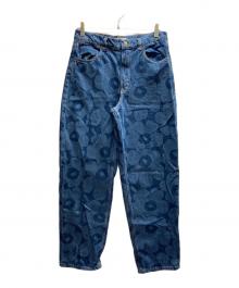 marimekko（マリメッコ）の古着「Maridenim Barrel Unikko」｜ブルー