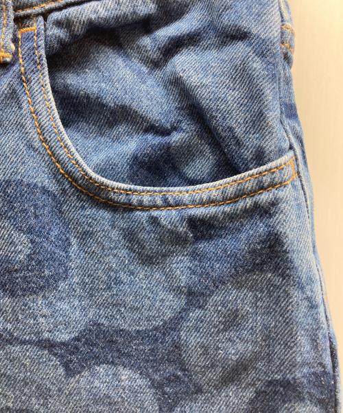 marimekko（マリメッコ）marimekko (マリメッコ) Maridenim Barrel Unikko ブルー サイズ:29の古着・服飾アイテム