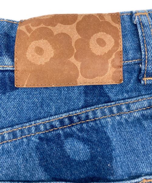 marimekko（マリメッコ）marimekko (マリメッコ) Maridenim Barrel Unikko ブルー サイズ:29の古着・服飾アイテム