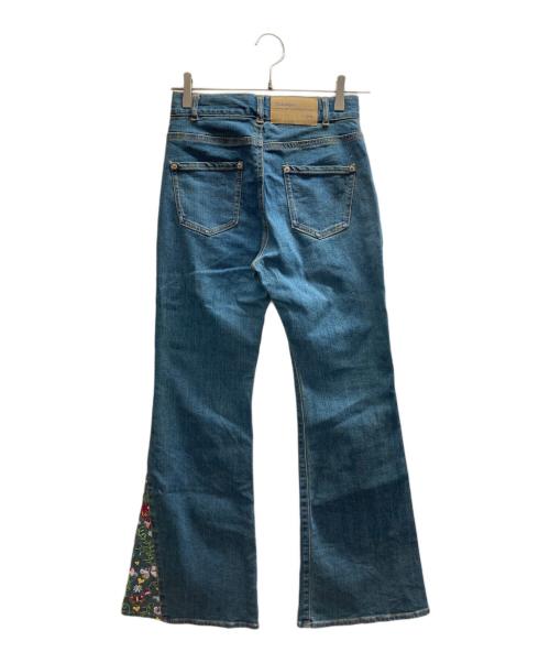 Tina Jojun（ティーナ ジョジュン）TINA JOJUN (ティーナ ジョジュン) フレアパンツ ブルー サイズ:Sの古着・服飾アイテム