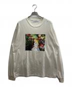 UNUSED×H BEAUTY&YOUTHアンユーズド×エイチ ビューティー&ユース）の古着「Alice in Wonderland/LONGSLEEVE T―SHIRT」｜ホワイト