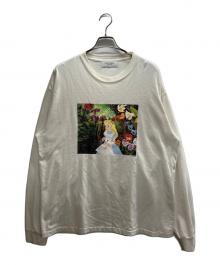 UNUSED×H BEAUTY&YOUTH（アンユーズド×エイチ ビューティー&ユース）の古着「Alice in Wonderland/LONGSLEEVE T―SHIRT」｜ホワイト