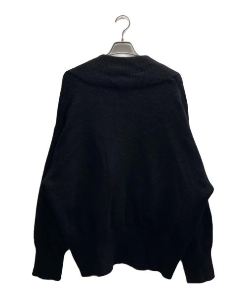 laubeblanc（ローブ ブラン）laubeblanc (ローブ ブラン) ダブルボタンカーディガン ブラック サイズ:Freeの古着・服飾アイテム