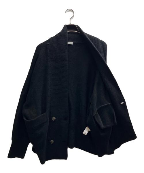 laubeblanc（ローブ ブラン）laubeblanc (ローブ ブラン) ダブルボタンカーディガン ブラック サイズ:Freeの古着・服飾アイテム