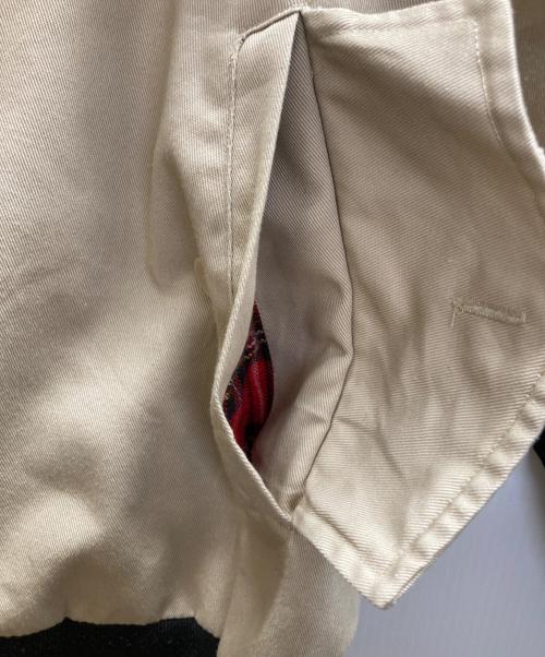 POLO RALPH LAUREN（ポロ・ラルフローレン）POLO RALPH LAUREN (ポロ・ラルフローレン) バイカラースイングトップ ベージュ×ブラック サイズ:XLの古着・服飾アイテム