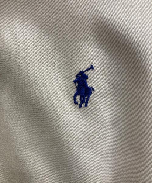 POLO RALPH LAUREN（ポロ・ラルフローレン）POLO RALPH LAUREN (ポロ・ラルフローレン) バイカラースイングトップ ベージュ×ブラック サイズ:XLの古着・服飾アイテム
