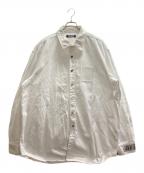 RAF SIMONSラフシモンズ）の古着「Straight fit denim shirt」｜ホワイト