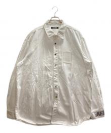 RAF SIMONS（ラフシモンズ）の古着「Straight fit denim shirt」｜ホワイト