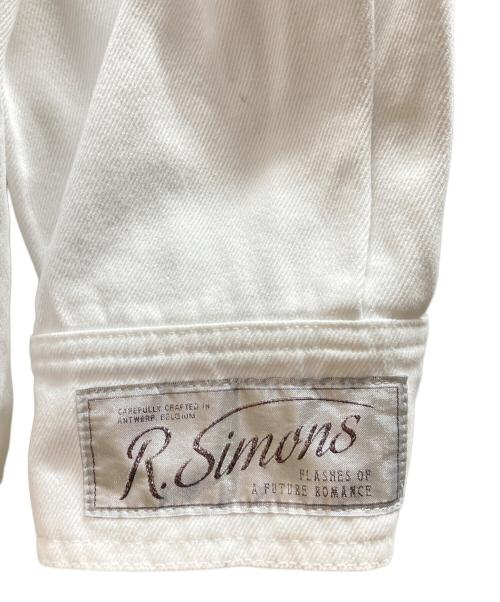 RAF SIMONS（ラフシモンズ）RAF SIMONS (ラフシモンズ) Straight fit denim shirt ホワイト サイズ:XLの古着・服飾アイテム