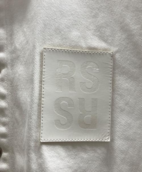 RAF SIMONS（ラフシモンズ）RAF SIMONS (ラフシモンズ) Straight fit denim shirt ホワイト サイズ:XLの古着・服飾アイテム